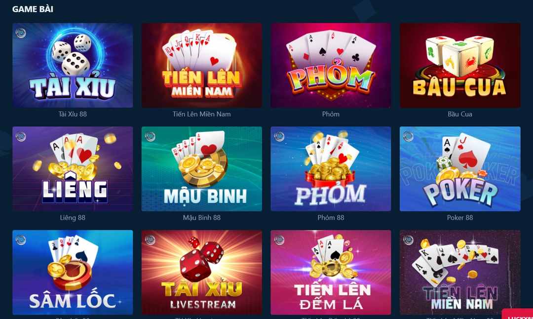 Game bài tại nhà cái Lucky88