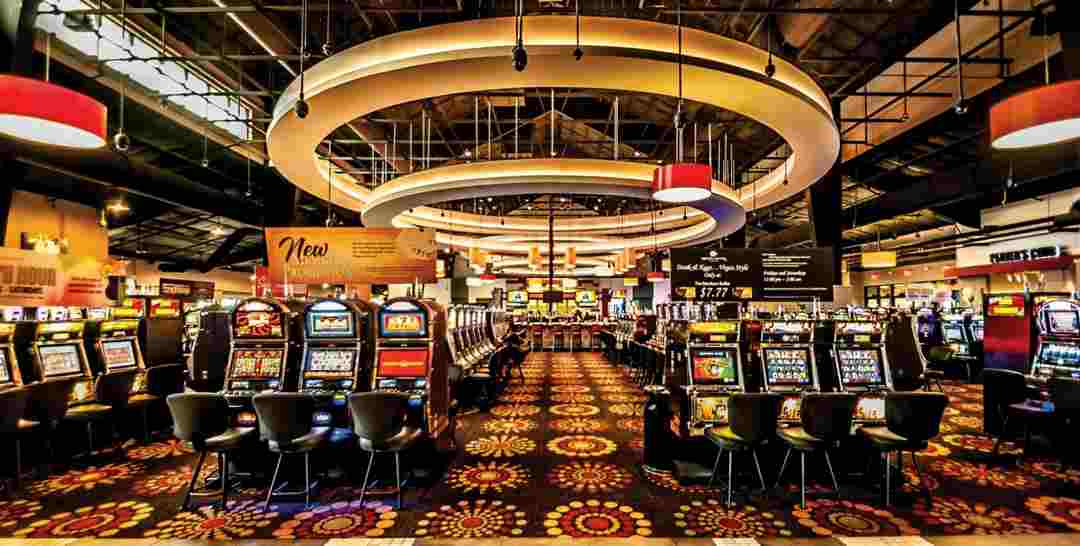Khu máy slot game của Moc Bai Casino